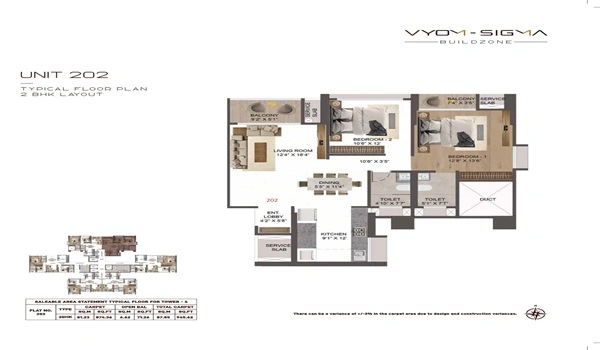 Vyom Sigma Avinea Floor Plan
