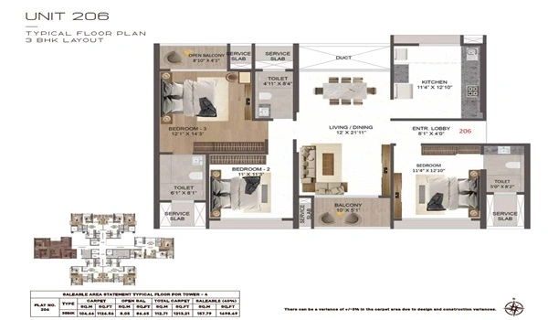 Vyom Sigma Avinea Floor Plan