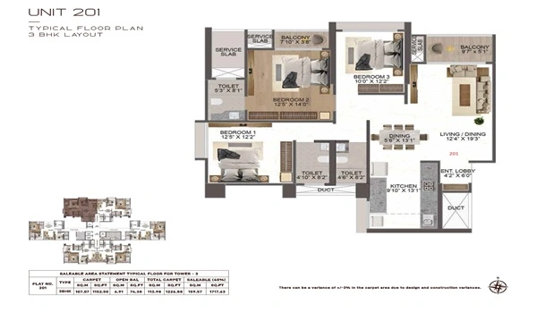 Vyom Sigma Avinea Floor Plan