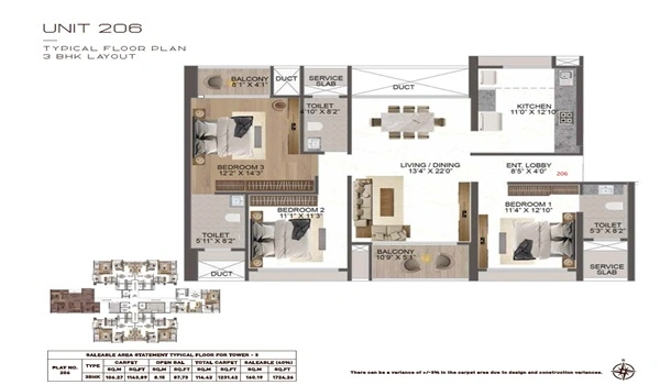 Vyom Sigma Avinea Floor Plan