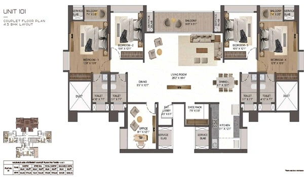 Vyom Sigma Avinea Floor Plan