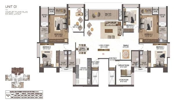 Vyom Sigma Avinea Floor Plan